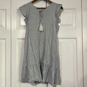 Cupio blue & white dress size s